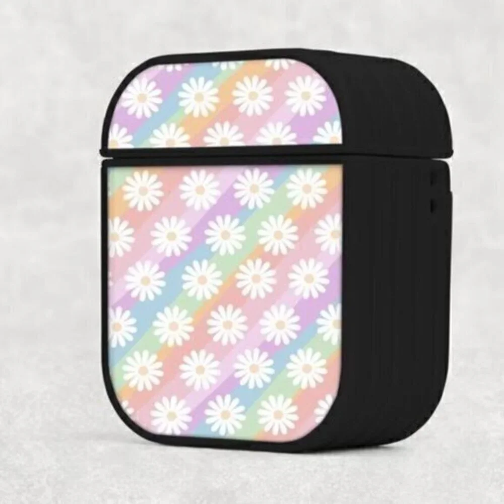 Rainbow Daisy Airpod Case